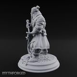 Blade Drawing Dwarf Duelist Miniature for Dungeons and Dragons, Pathfinder or other TTRPGs