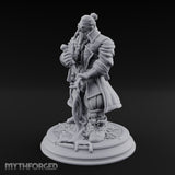 Blade Drawing Dwarf Duelist Miniature for Dungeons and Dragons, Pathfinder or other TTRPGs