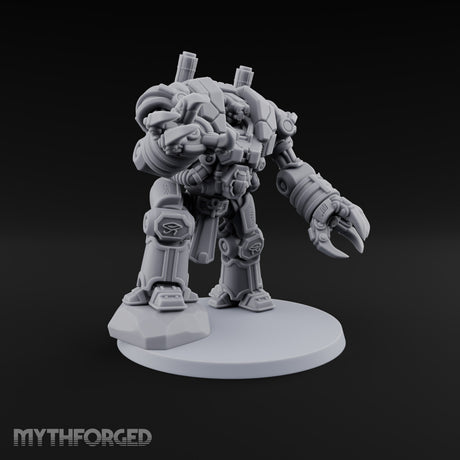 Pincers Open, Manners Closed Warforged Scarab Heavy Construct with Pincer Claws