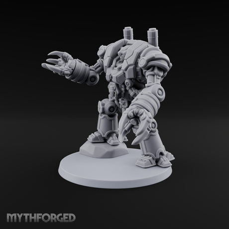 Pincers Open, Manners Closed Warforged Scarab Heavy Construct with Pincer Claws