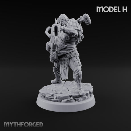 Sermons in Spikes Human Spiked Armoured Warrior H