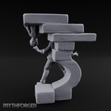 Juggling Heads Human Entertainer Miniature for Dungeons and Dragons, Pathfinder or other TTRPGs