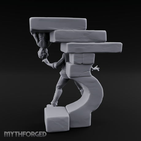 Juggling Heads Human Entertainer Miniature for Dungeons and Dragons, Pathfinder or other TTRPGs