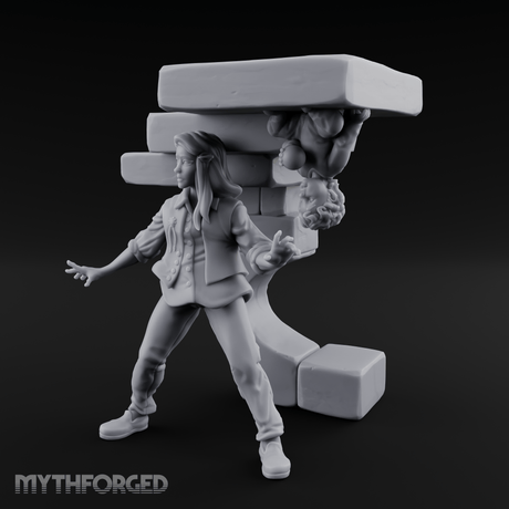 Juggling Heads Human Entertainer Miniature for Dungeons and Dragons, Pathfinder or other TTRPGs