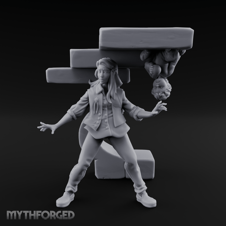 Juggling Heads Human Entertainer Miniature for Dungeons and Dragons, Pathfinder or other TTRPGs