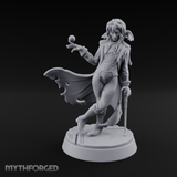 Orb Conjuring Tiefling Sorcerer Miniature for Dungeons and Dragons, Pathfinder or other TTRPGs