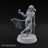 Orb Conjuring Tiefling Sorcerer Miniature for Dungeons and Dragons, Pathfinder or other TTRPGs