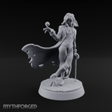 Orb Conjuring Tiefling Sorcerer Miniature for Dungeons and Dragons, Pathfinder or other TTRPGs