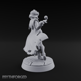 Orb Conjuring Tiefling Sorcerer Miniature for Dungeons and Dragons, Pathfinder or other TTRPGs