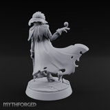 Orb Conjuring Tiefling Sorcerer Miniature for Dungeons and Dragons, Pathfinder or other TTRPGs