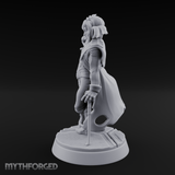 Orb Conjuring Tiefling Sorcerer Miniature for Dungeons and Dragons, Pathfinder or other TTRPGs
