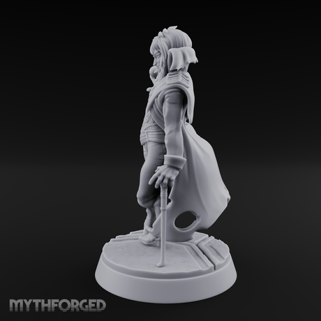 Orb Conjuring Tiefling Sorcerer Miniature for Dungeons and Dragons, Pathfinder or other TTRPGs
