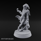 Orb Conjuring Tiefling Sorcerer Miniature for Dungeons and Dragons, Pathfinder or other TTRPGs