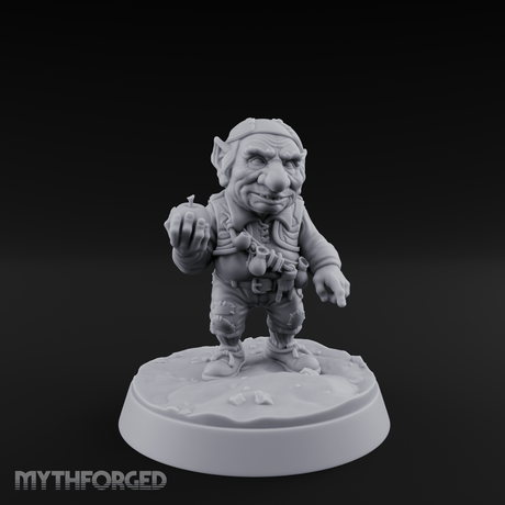 Palming The Orb Goblin Rogue Miniature for Dungeons and Dragons, Pathfinder or other TTRPGs