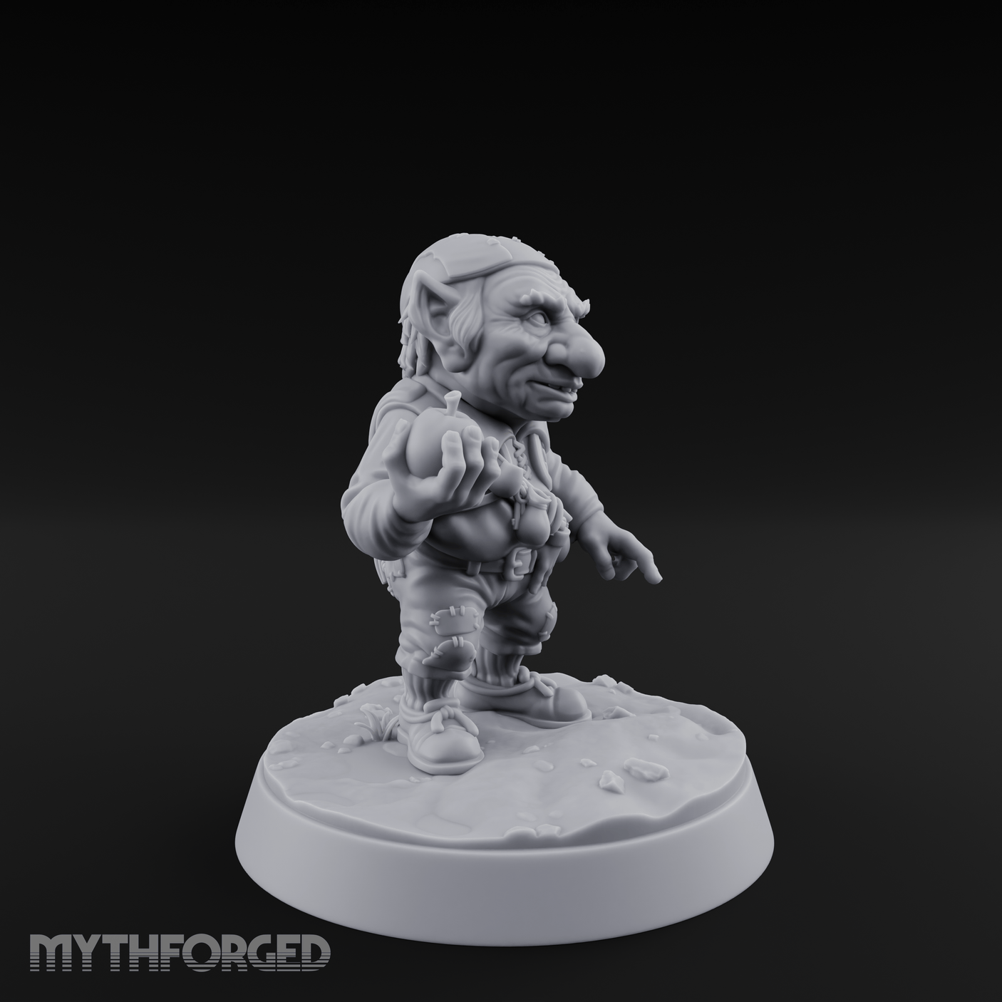 Palming The Orb Goblin Rogue Miniature for Dungeons and Dragons, Pathfinder or other TTRPGs