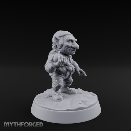 Palming The Orb Goblin Rogue Miniature for Dungeons and Dragons, Pathfinder or other TTRPGs
