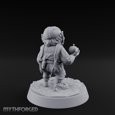 Palming The Orb Goblin Rogue Miniature for Dungeons and Dragons, Pathfinder or other TTRPGs
