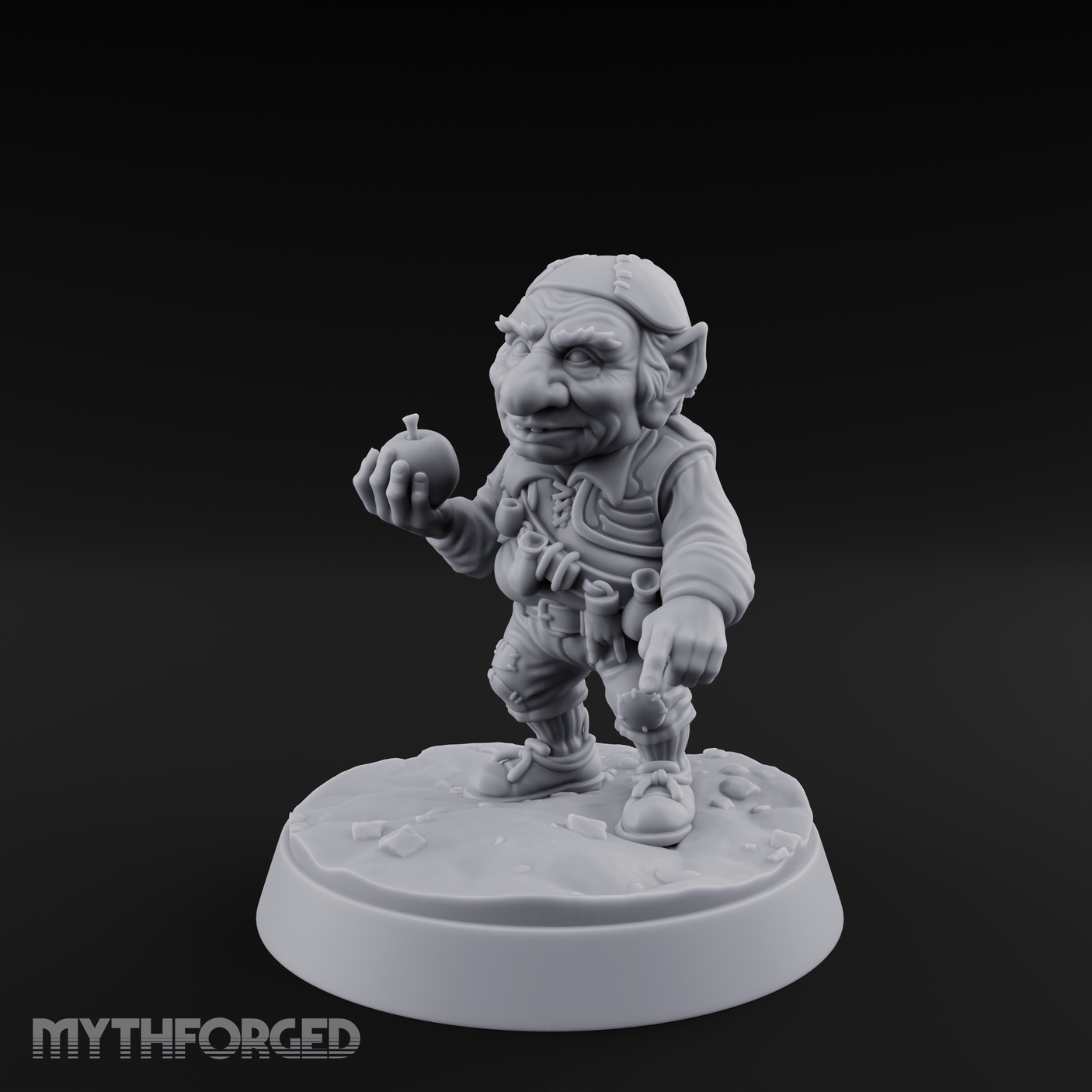 Palming The Orb Goblin Rogue Miniature for Dungeons and Dragons, Pathfinder or other TTRPGs
