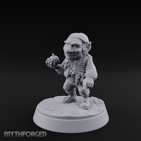 Palming The Orb Goblin Rogue Miniature for Dungeons and Dragons, Pathfinder or other TTRPGs