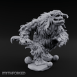 Shaggy And Snarling Owlbear Brute Miniature for Dungeons and Dragons, Pathfinder or other TTRPGs