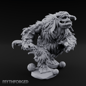 Shaggy And Snarling Owlbear Brute Miniature for Dungeons and Dragons, Pathfinder or other TTRPGs