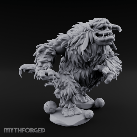 Shaggy And Snarling Owlbear Brute Miniature for Dungeons and Dragons, Pathfinder or other TTRPGs