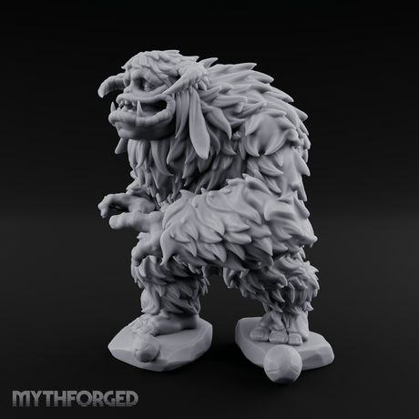 Shaggy And Snarling Owlbear Brute Miniature for Dungeons and Dragons, Pathfinder or other TTRPGs