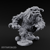 Shaggy And Snarling Owlbear Brute Miniature for Dungeons and Dragons, Pathfinder or other TTRPGs