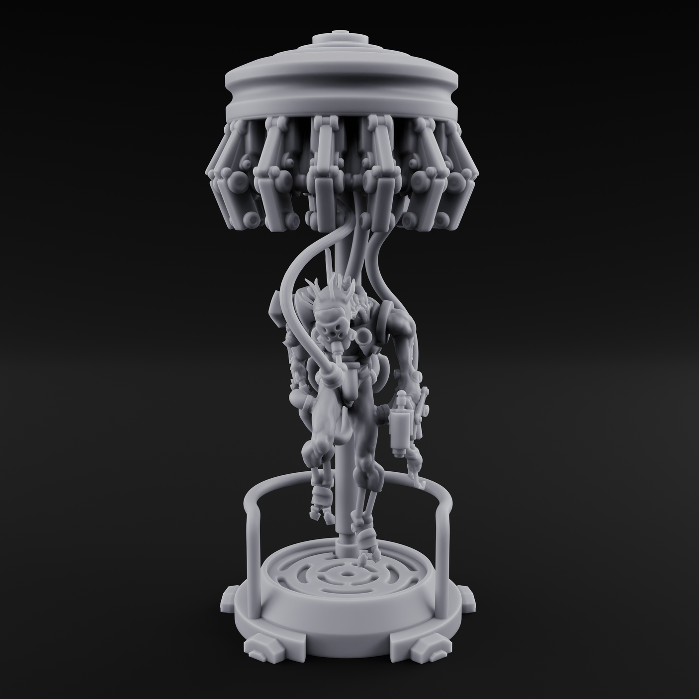 Dangling From The Canopy Necrolinked Wight A Miniature for Dungeons and Dragons, Pathfinder or other TTRPGs