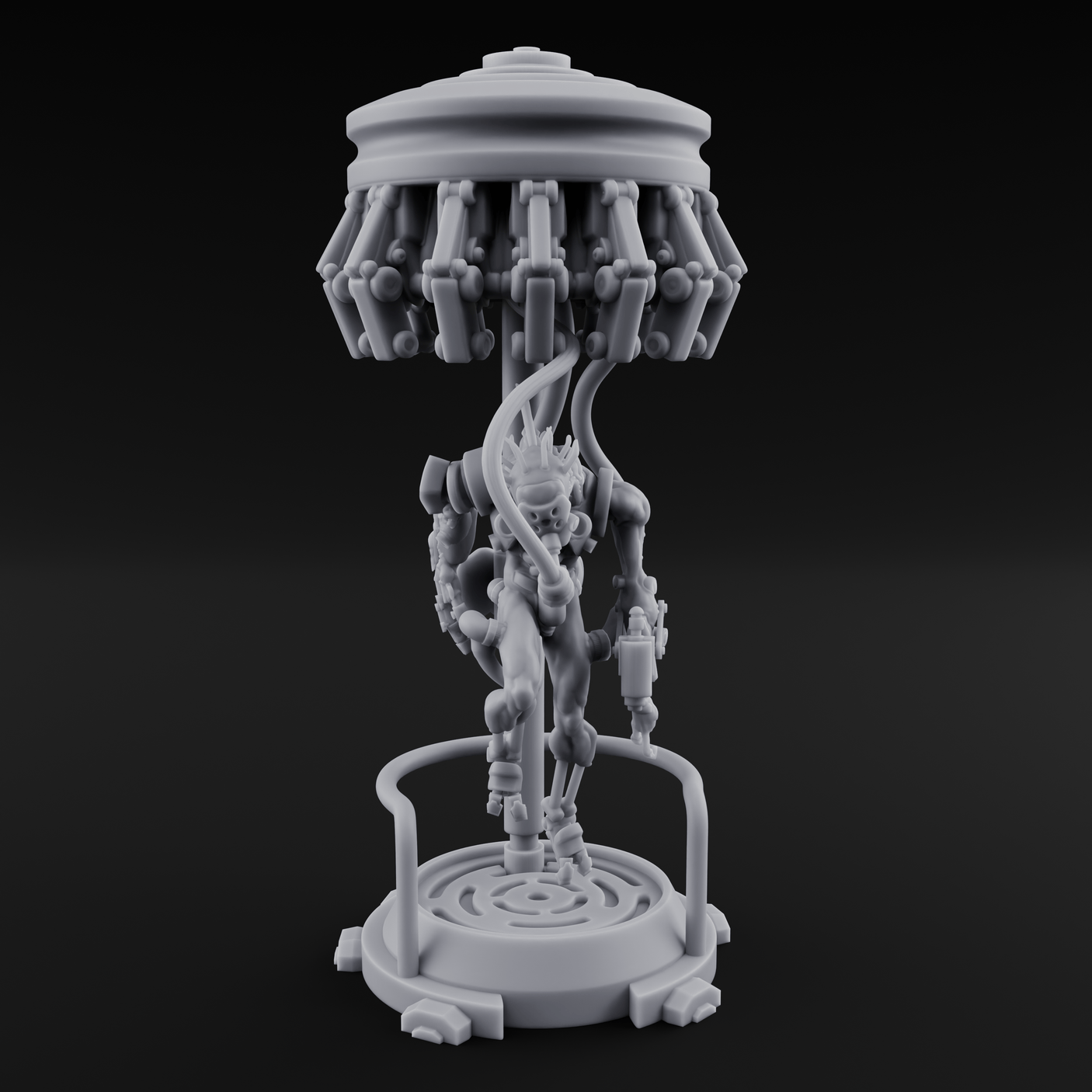 Dangling From The Canopy Necrolinked Wights Miniature for Dungeons and Dragons, Pathfinder or other TTRPGs