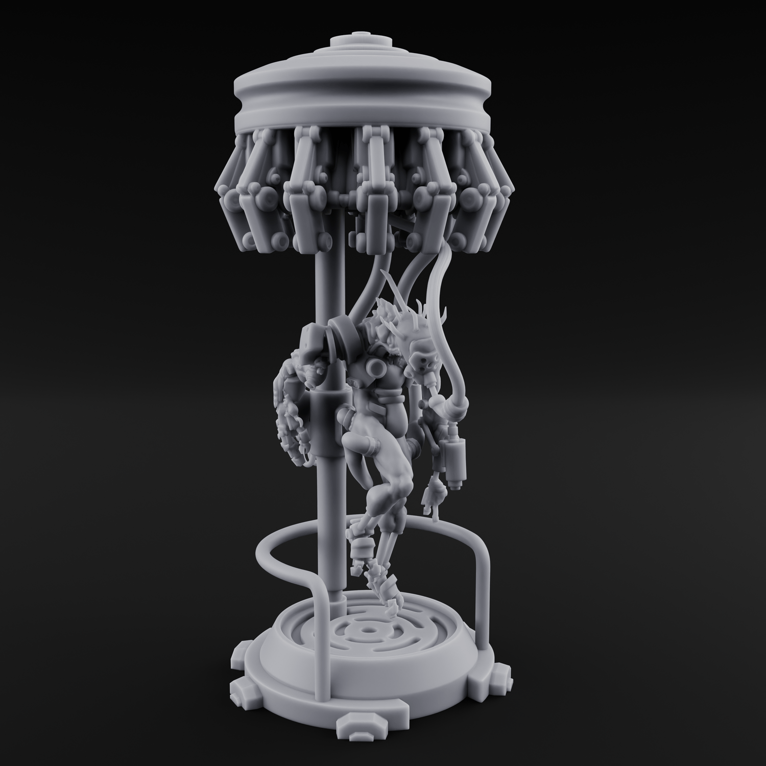 Dangling From The Canopy Necrolinked Wight A Miniature for Dungeons and Dragons, Pathfinder or other TTRPGs