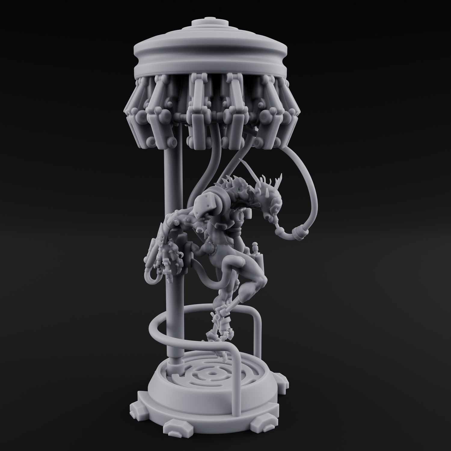 Dangling From The Canopy Necrolinked Wight A Miniature for Dungeons and Dragons, Pathfinder or other TTRPGs