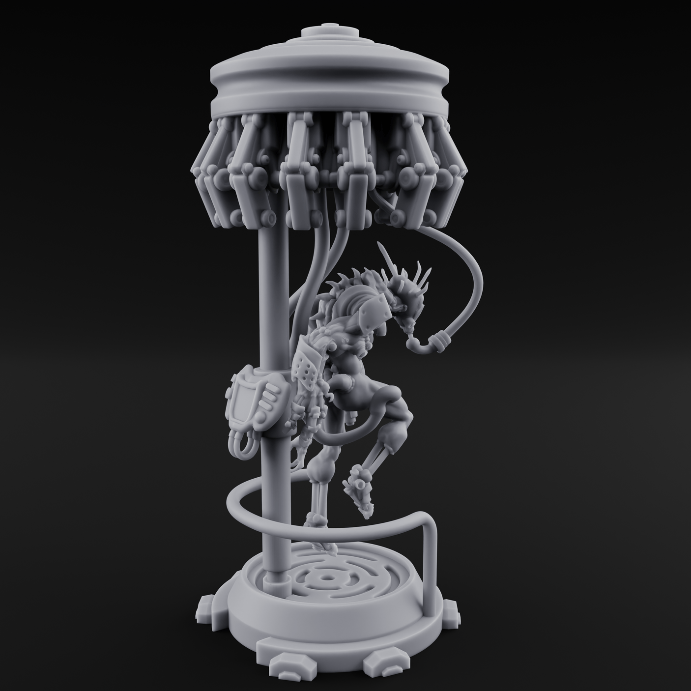 Dangling From The Canopy Necrolinked Wight A Miniature for Dungeons and Dragons, Pathfinder or other TTRPGs
