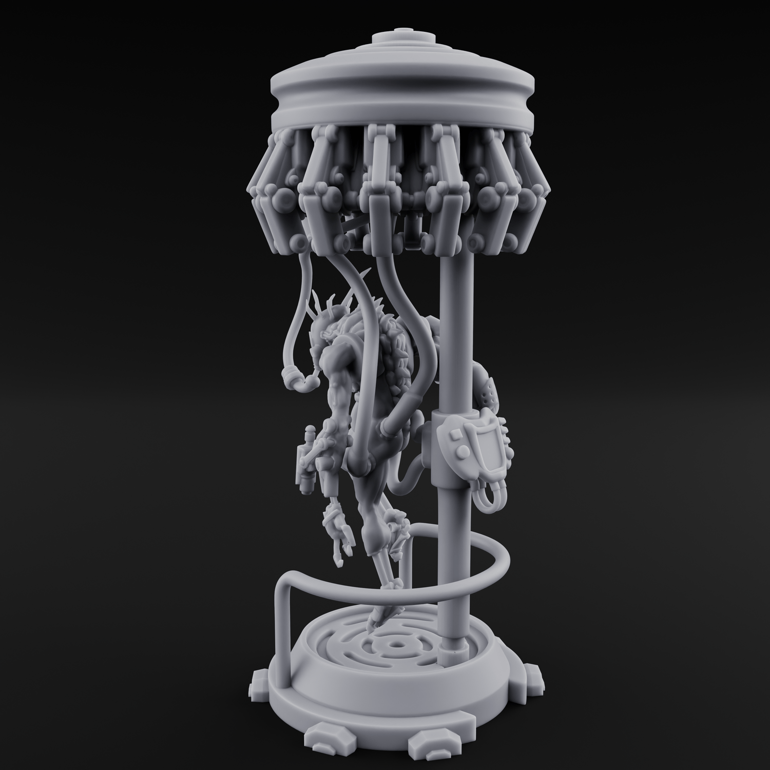 Dangling From The Canopy Necrolinked Wight A Miniature for Dungeons and Dragons, Pathfinder or other TTRPGs