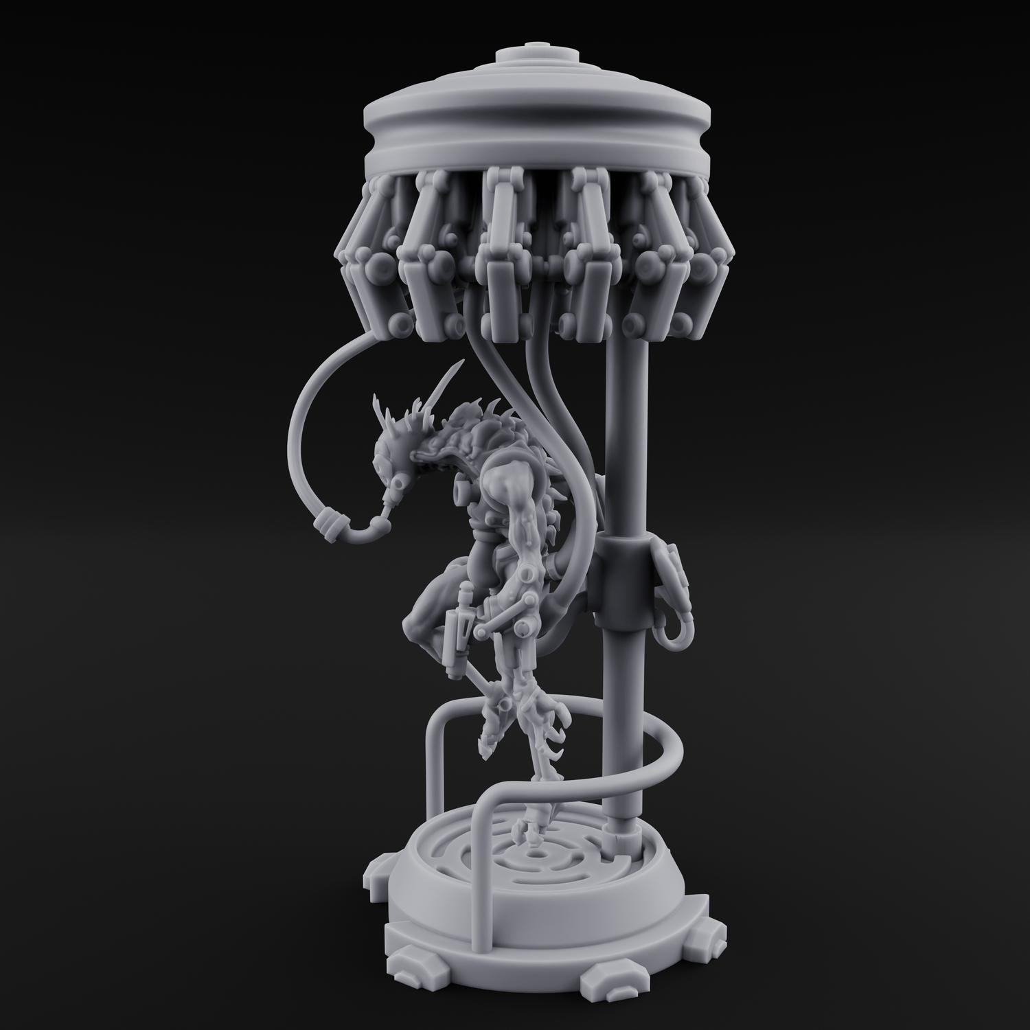Dangling From The Canopy Necrolinked Wight A Miniature for Dungeons and Dragons, Pathfinder or other TTRPGs