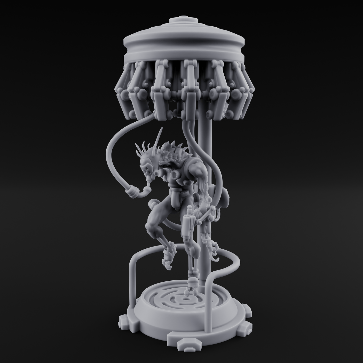 Dangling From The Canopy Necrolinked Wight A Miniature for Dungeons and Dragons, Pathfinder or other TTRPGs