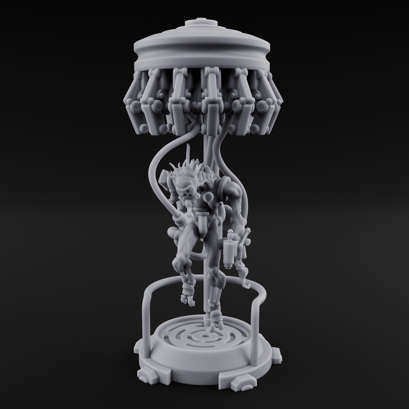Dangling From The Canopy Necrolinked Wight A Miniature for Dungeons and Dragons, Pathfinder or other TTRPGs