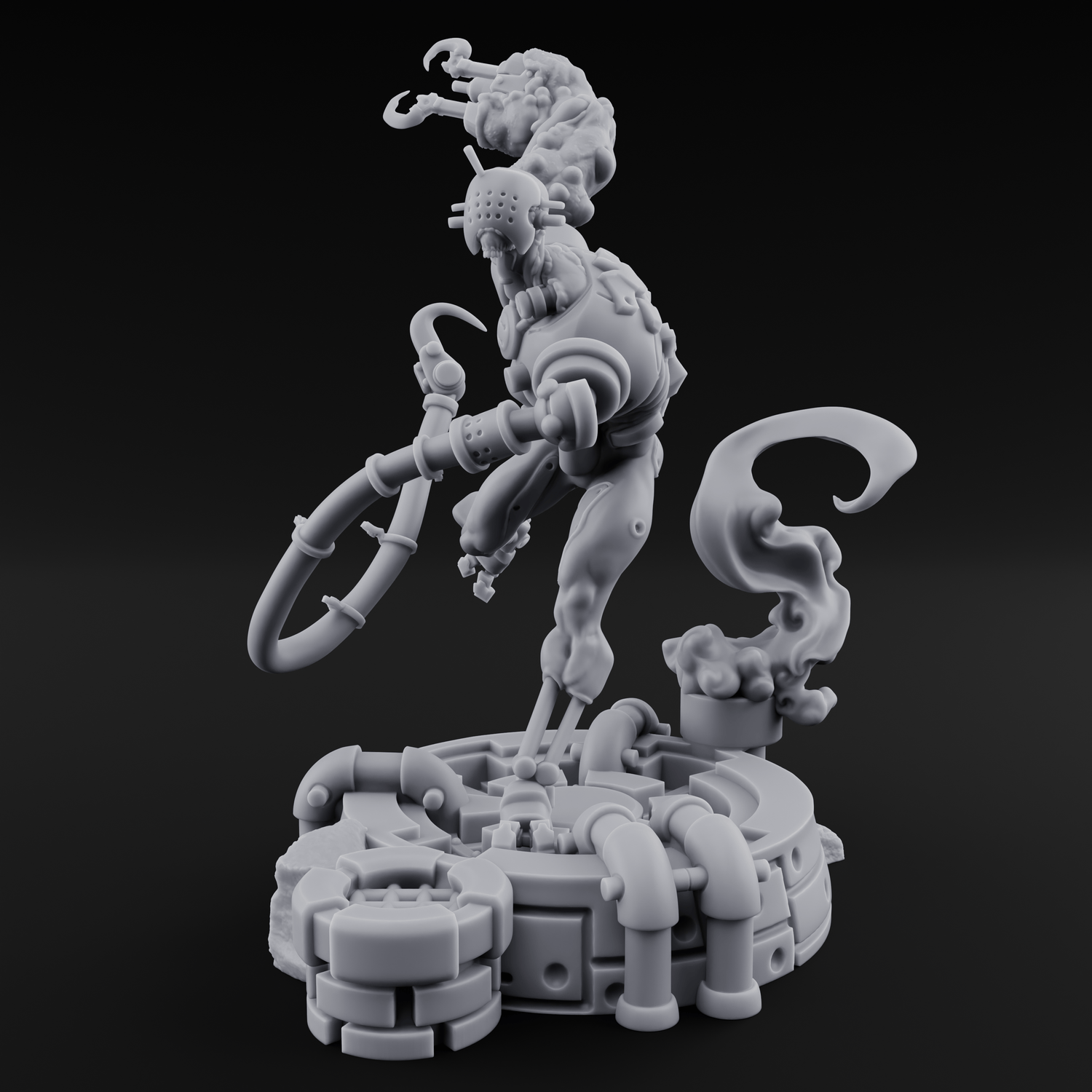 Dangling From The Canopy Necrolinked Wight C Miniature for Dungeons and Dragons, Pathfinder or other TTRPGs