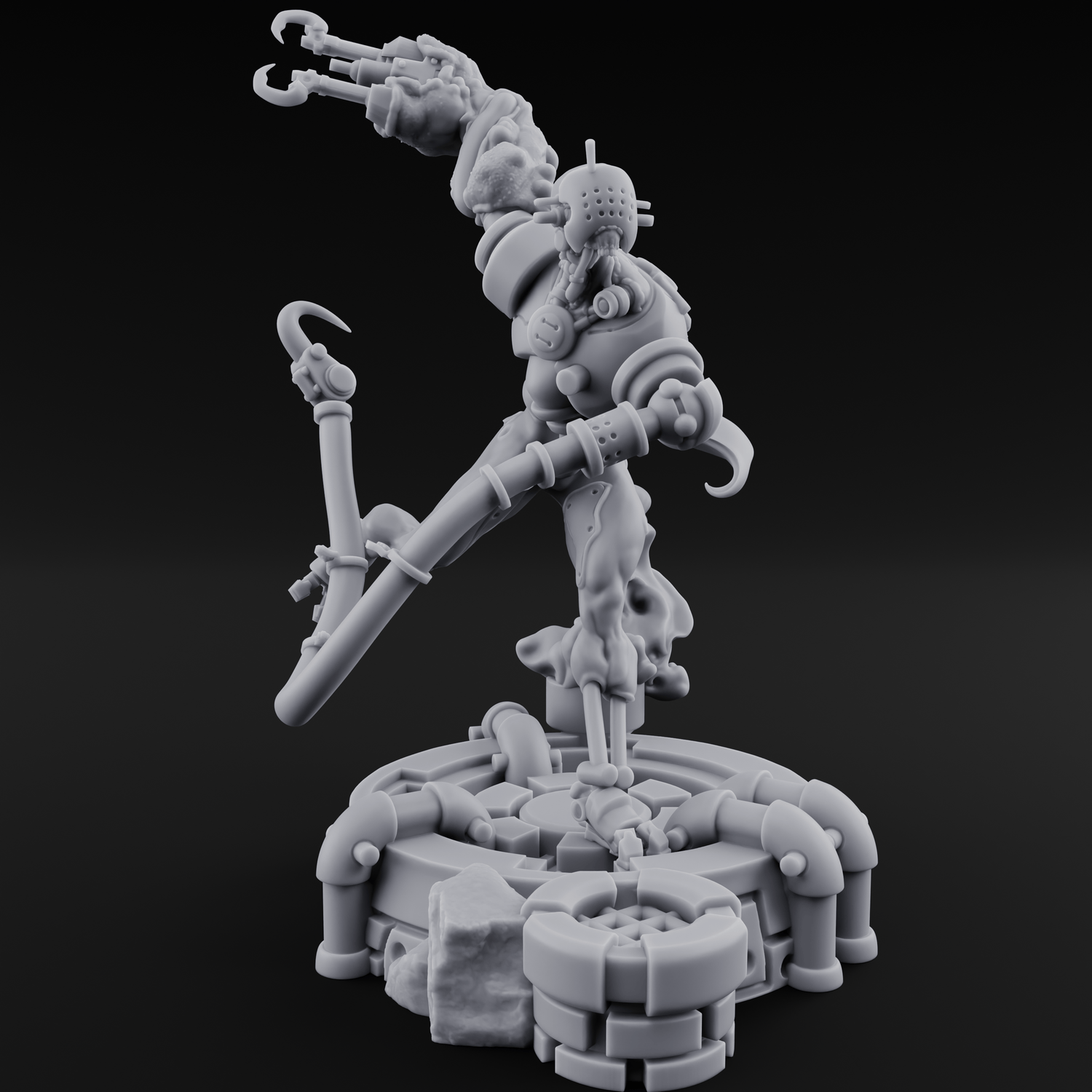 Dangling From The Canopy Necrolinked Wight C Miniature for Dungeons and Dragons, Pathfinder or other TTRPGs