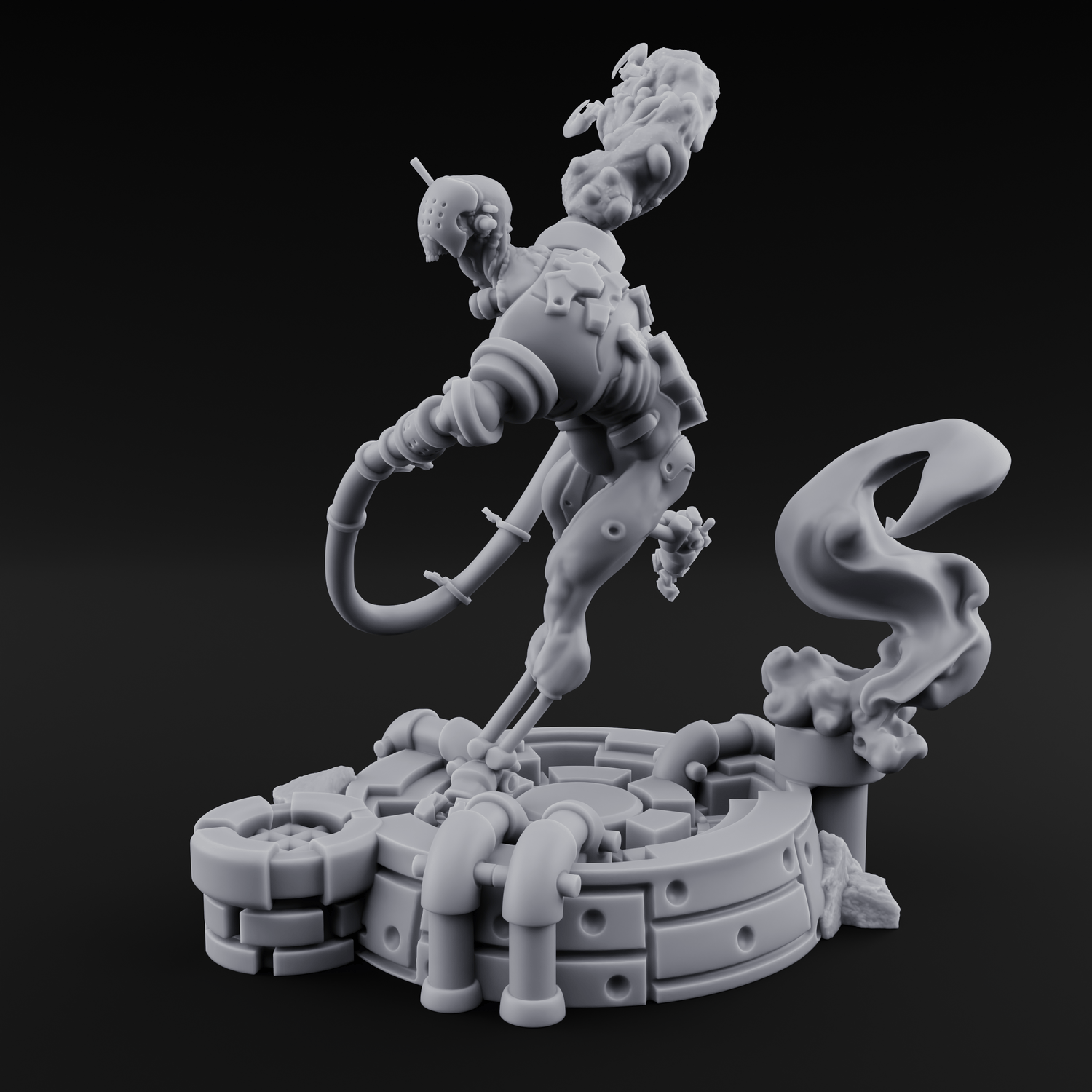 Dangling From The Canopy Necrolinked Wight C Miniature for Dungeons and Dragons, Pathfinder or other TTRPGs