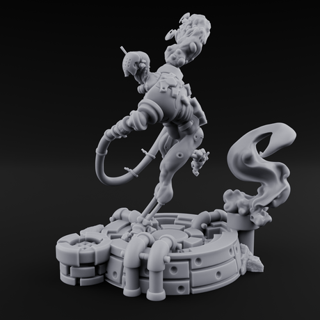 Dangling From The Canopy Necrolinked Wight C Miniature for Dungeons and Dragons, Pathfinder or other TTRPGs
