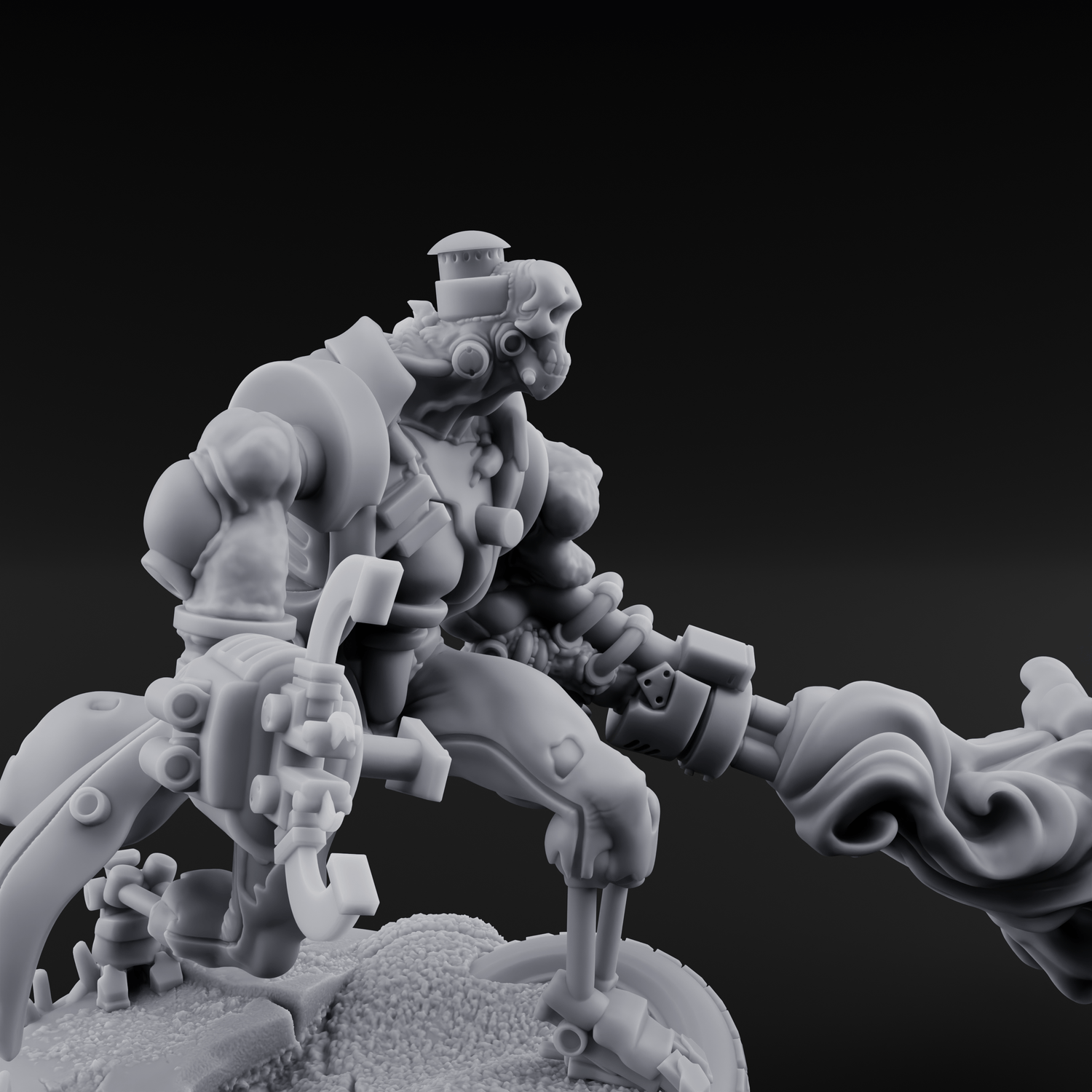 Dangling From The Canopy Necrolinked Wight D Miniature for Dungeons and Dragons, Pathfinder or other TTRPGs