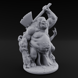 Stitched Together Zombie Abomination Miniature for Dungeons and Dragons, Pathfinder or other TTRPGs