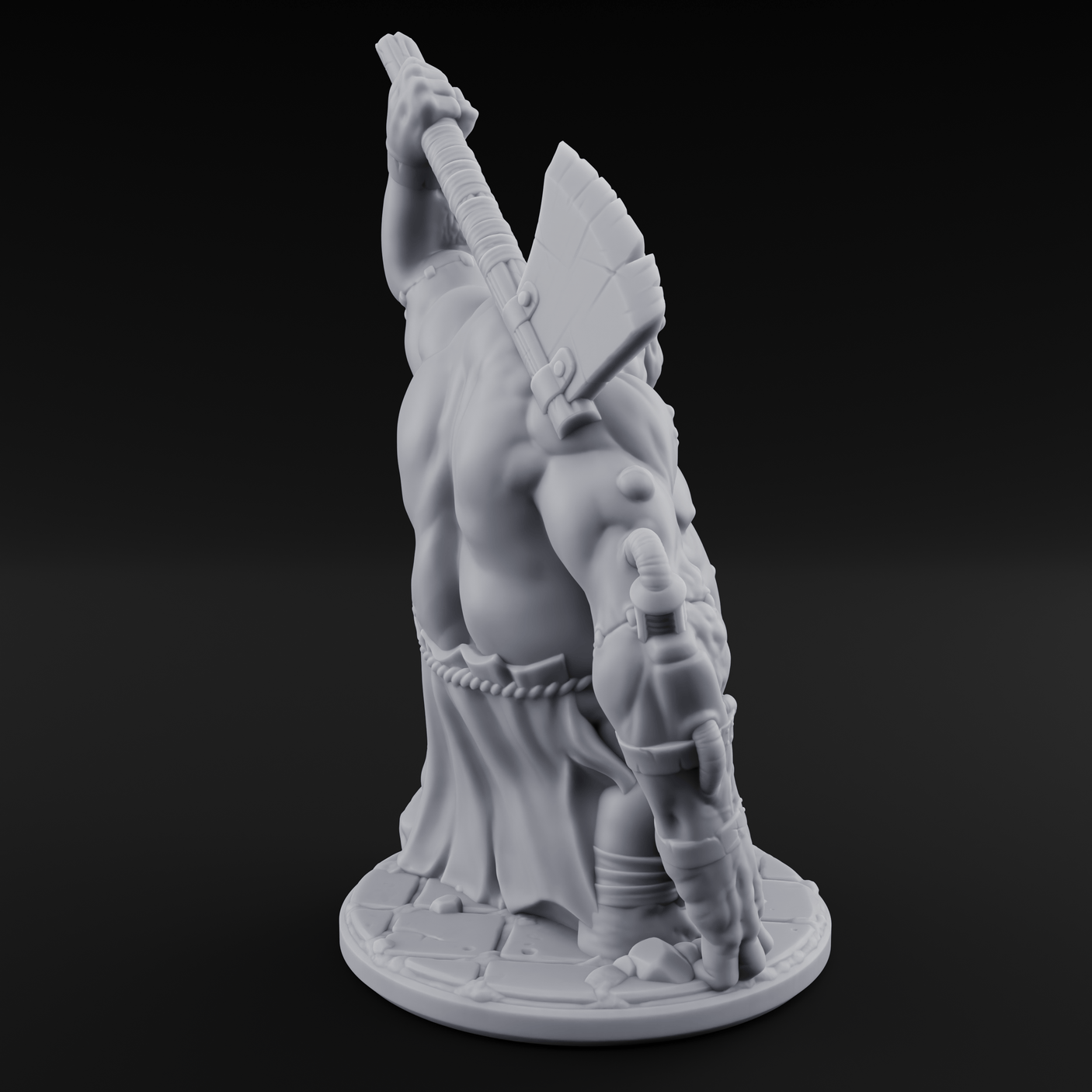 Stitched Together Zombie Abomination Miniature for Dungeons and Dragons, Pathfinder or other TTRPGs