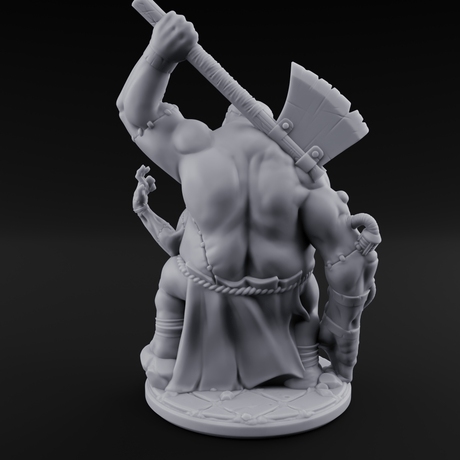 Stitched Together Zombie Abomination Miniature for Dungeons and Dragons, Pathfinder or other TTRPGs