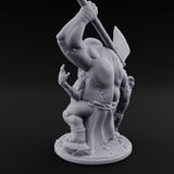 Stitched Together Zombie Abomination Miniature for Dungeons and Dragons, Pathfinder or other TTRPGs