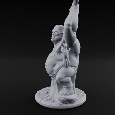 Stitched Together Zombie Abomination Miniature for Dungeons and Dragons, Pathfinder or other TTRPGs
