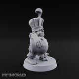 Ladle Brandishing Goblin Chef Miniature for Dungeons and Dragons, Pathfinder or other TTRPGs