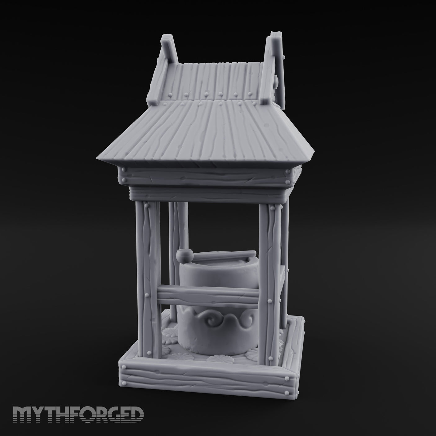 Ladle-Stirred Overflowing-Bowled Covered Water Well gallery 9
