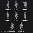 Lance And Sword Charging Human Knights on Horseback Miniature for Dungeons and Dragons, Pathfinder or other TTRPGs